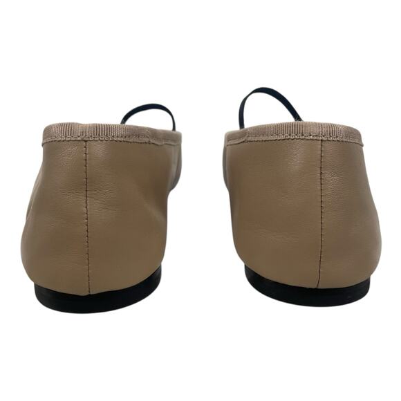 Vince Vivian Nappa Leather Mary Jane Flats Taupe Clay Size 8.5M - Picture 8 of 14